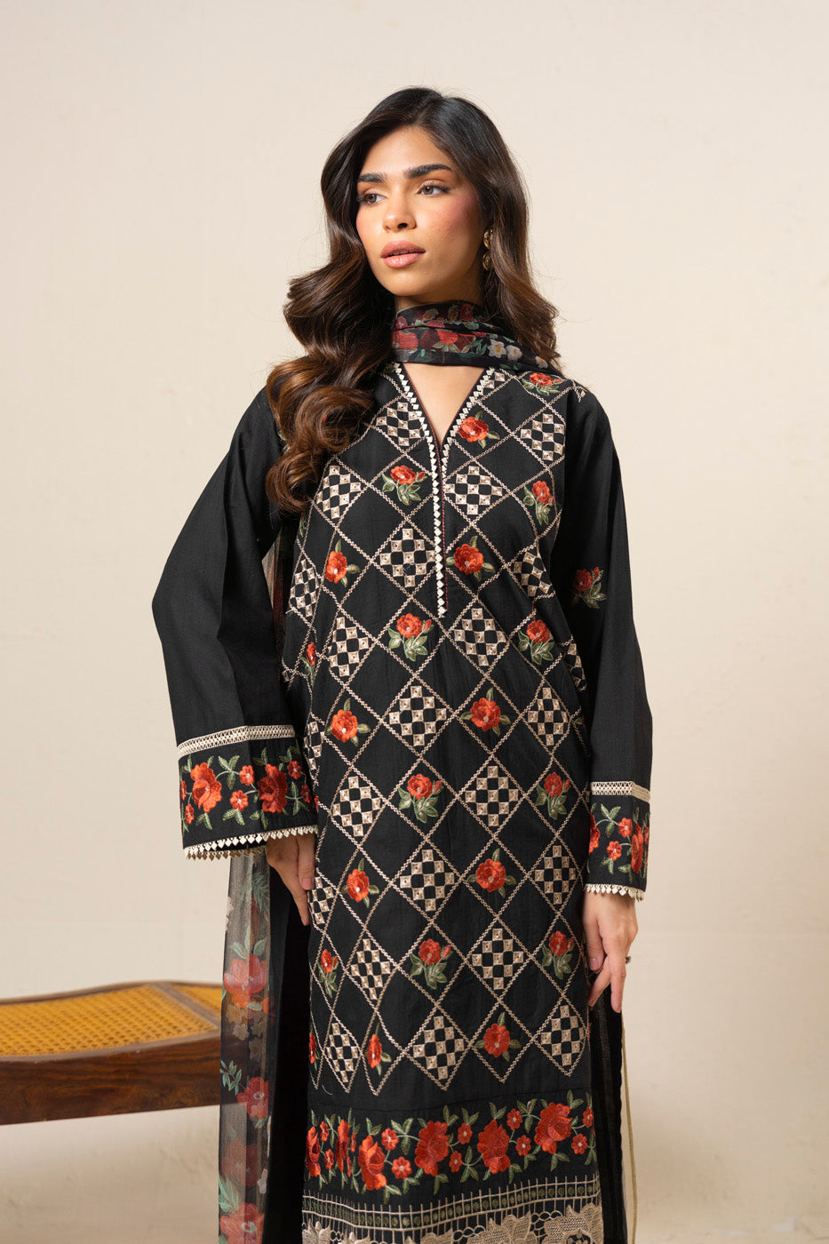 RTW | SHIRT, TROUSER & DUPATTA