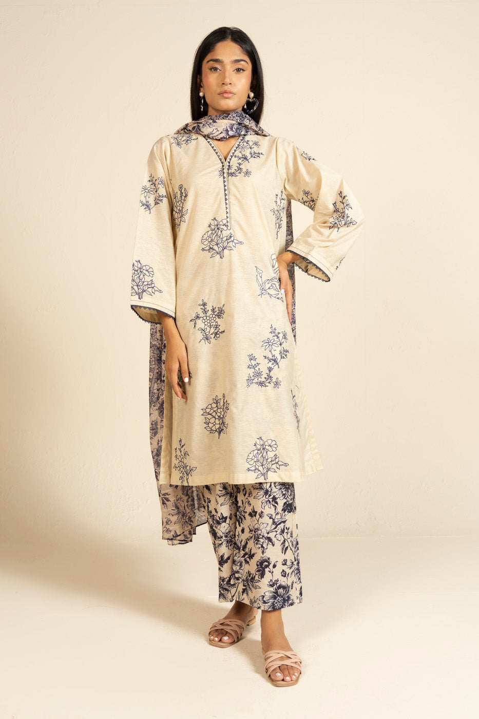 RTW | SHIRT, CULOTTE & DUPATTA