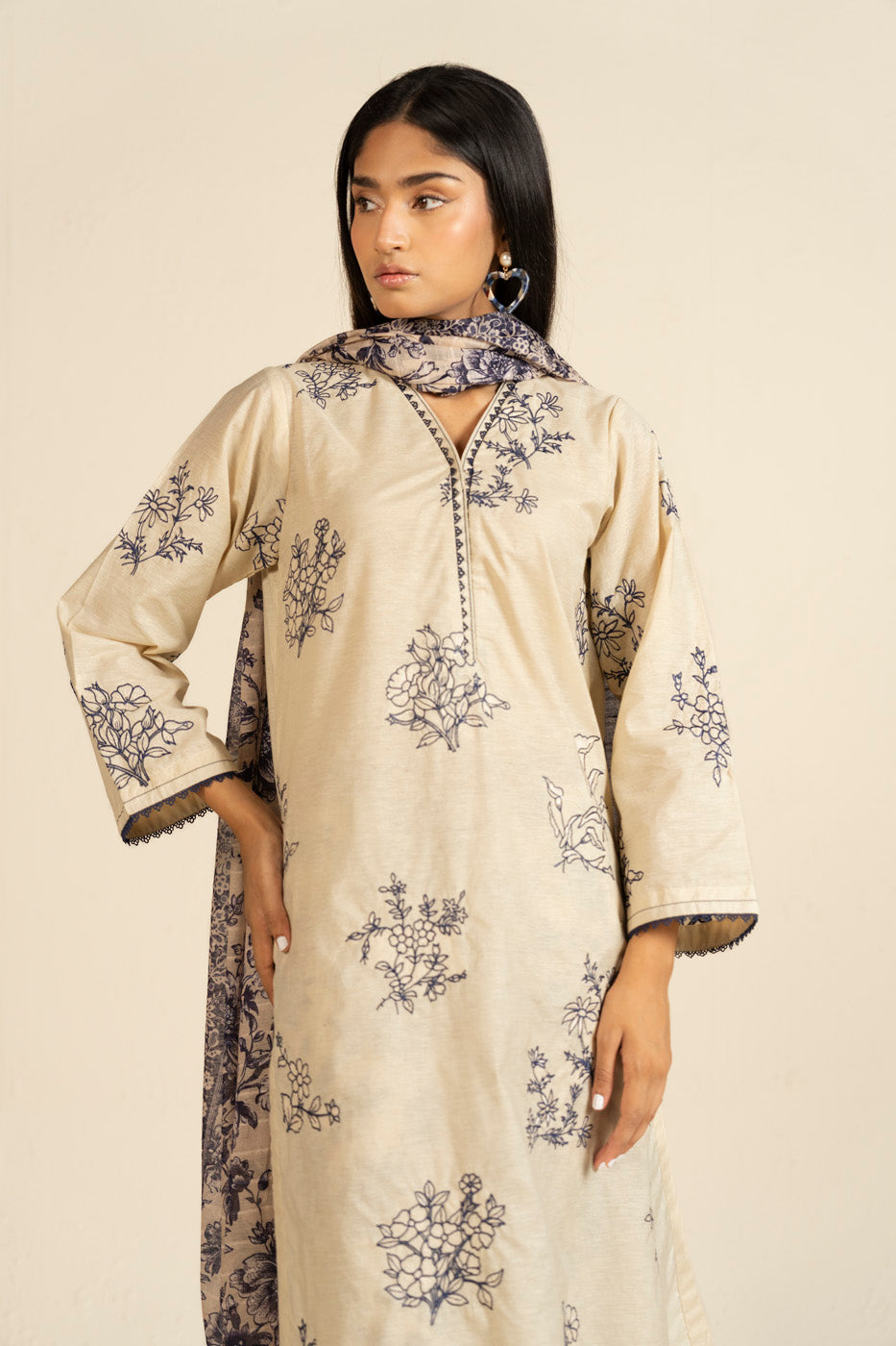 RTW | SHIRT, CULOTTE & DUPATTA