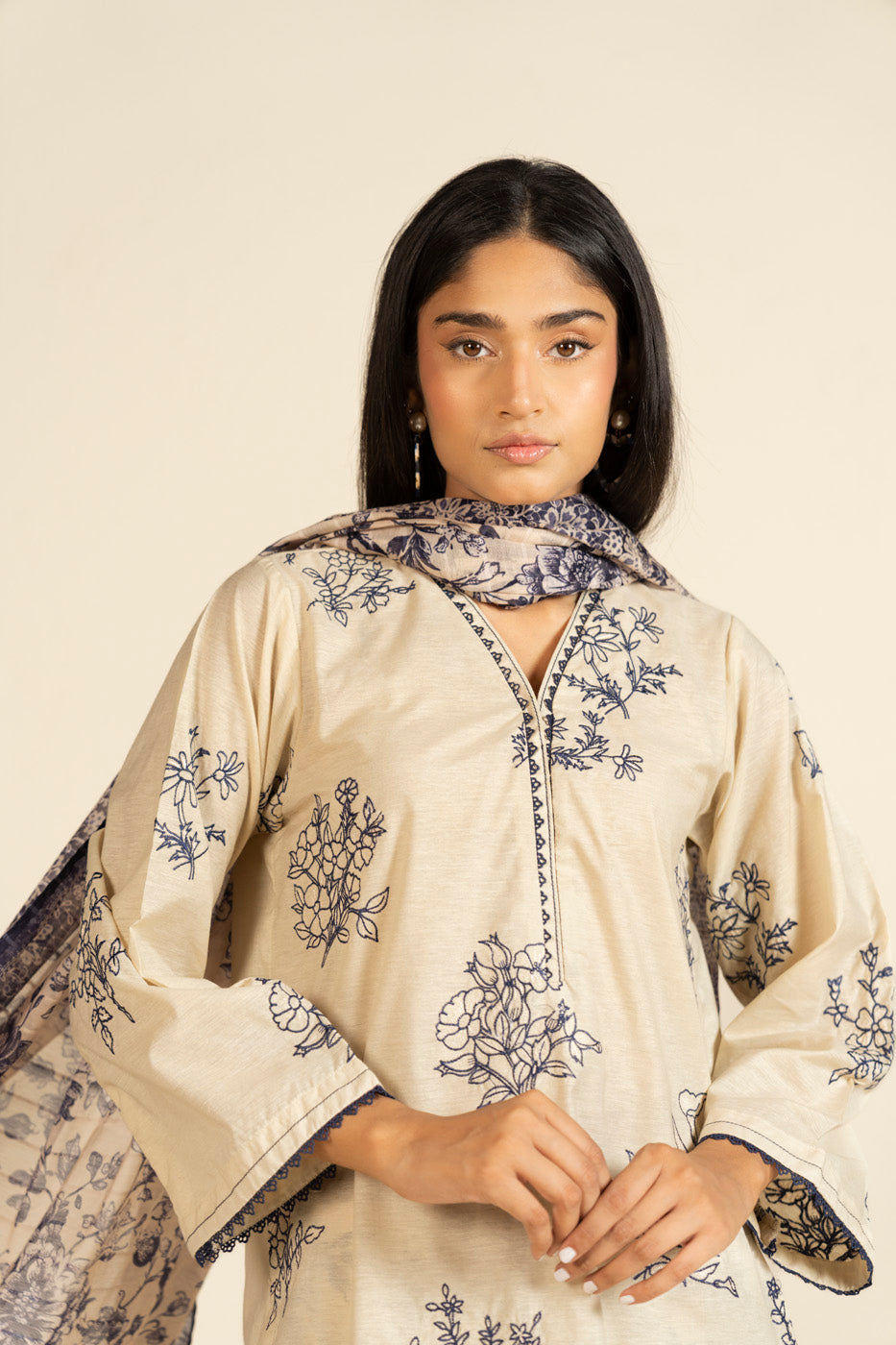 RTW | SHIRT, CULOTTE & DUPATTA