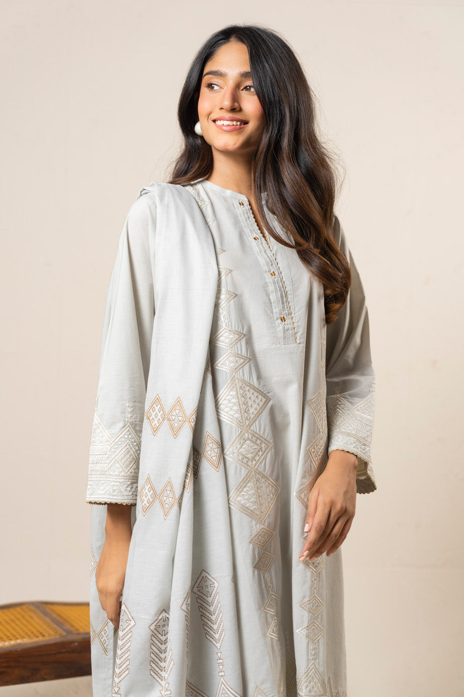 RTW | SHIRT, CULOTTE & DUPATTA