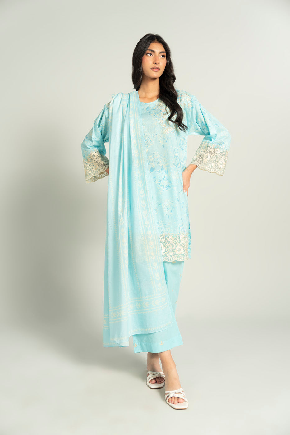 RTW | SHIRT, CULOTTE & DUPATTA