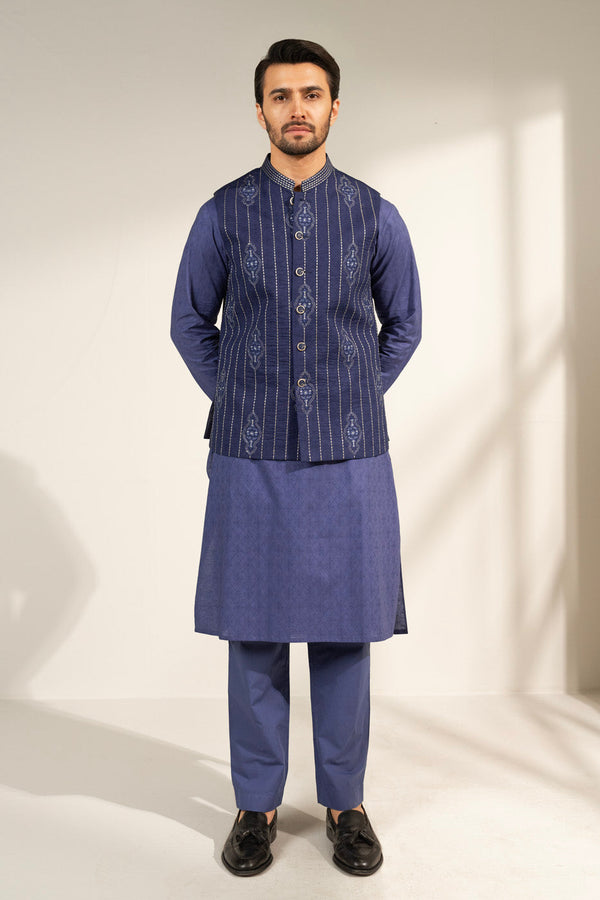 Regular Fit Jacquard Waistcoat