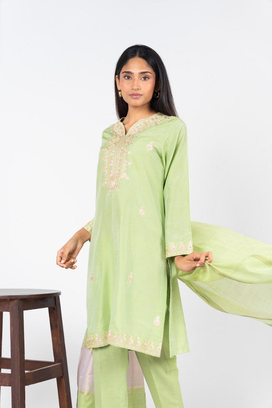 RTW | SHIRT/DUPATTA