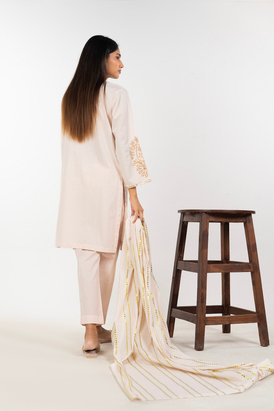 RTW | SHIRT & DUPATTA