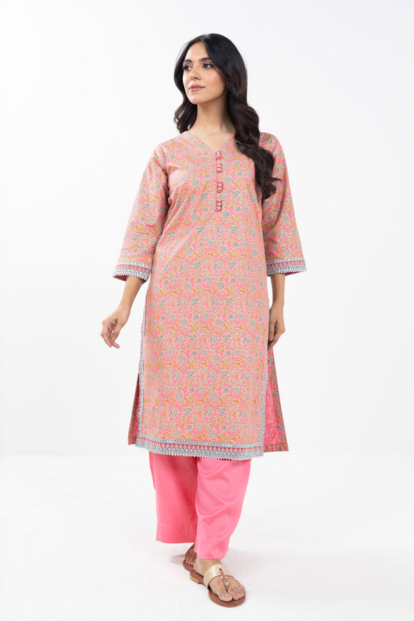 Stitched - 2 Pc Raw Silk Outfit