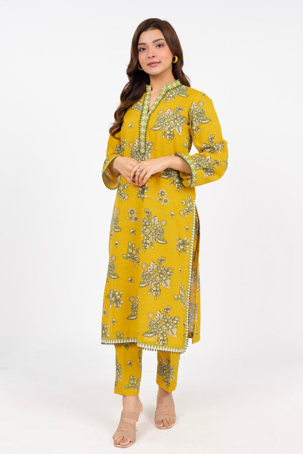 2 Piece Printed Cambric Suit With Printed Cambric Trouser