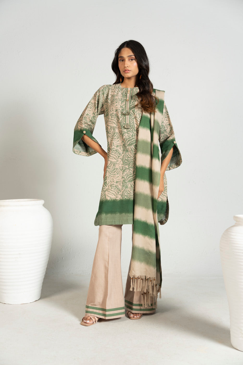 RTS | SHIRT, TROUSER & SHAWL