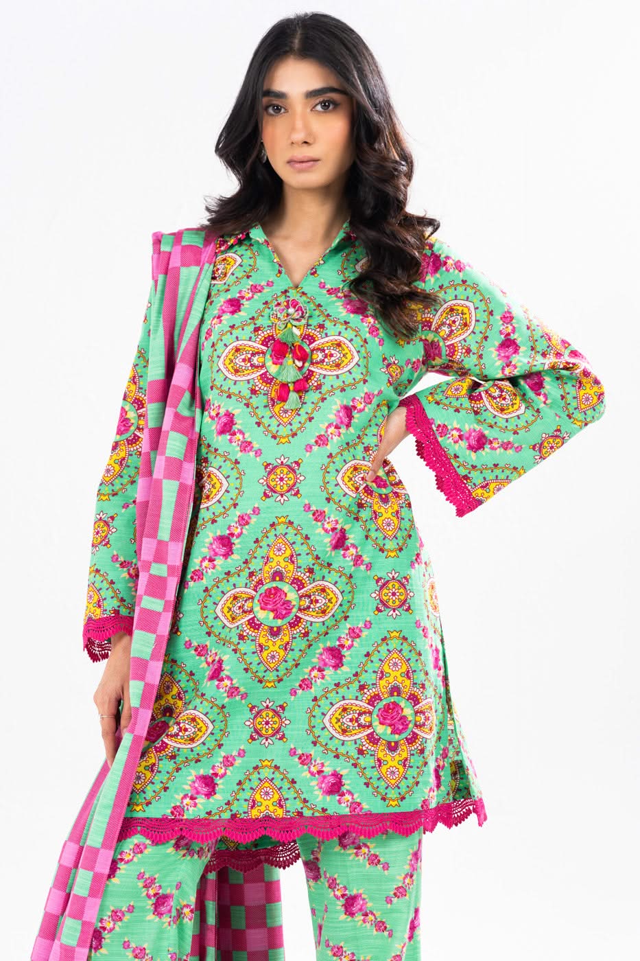 RTS | SHIRT, TROUSER & DUPATTA