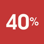 Flat 40%