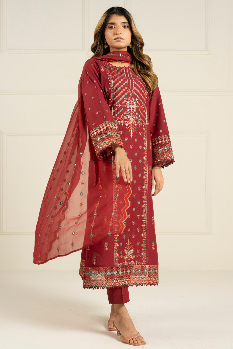 RTW | SHIRT, TROUSER & DUPATTA