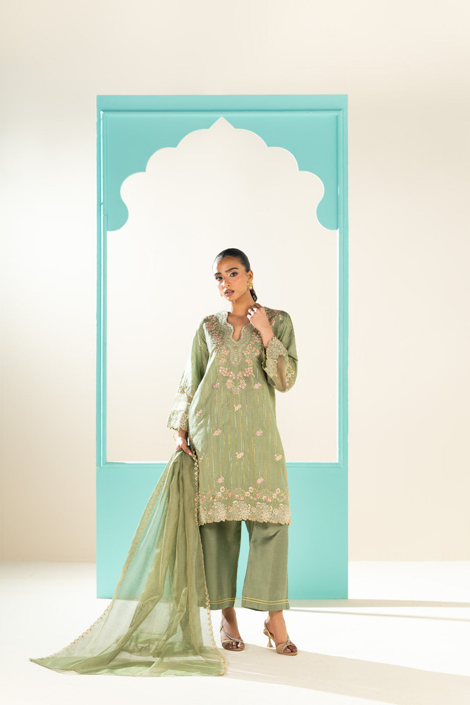 RTW | SHIRT, TROUSER & DUPATTA