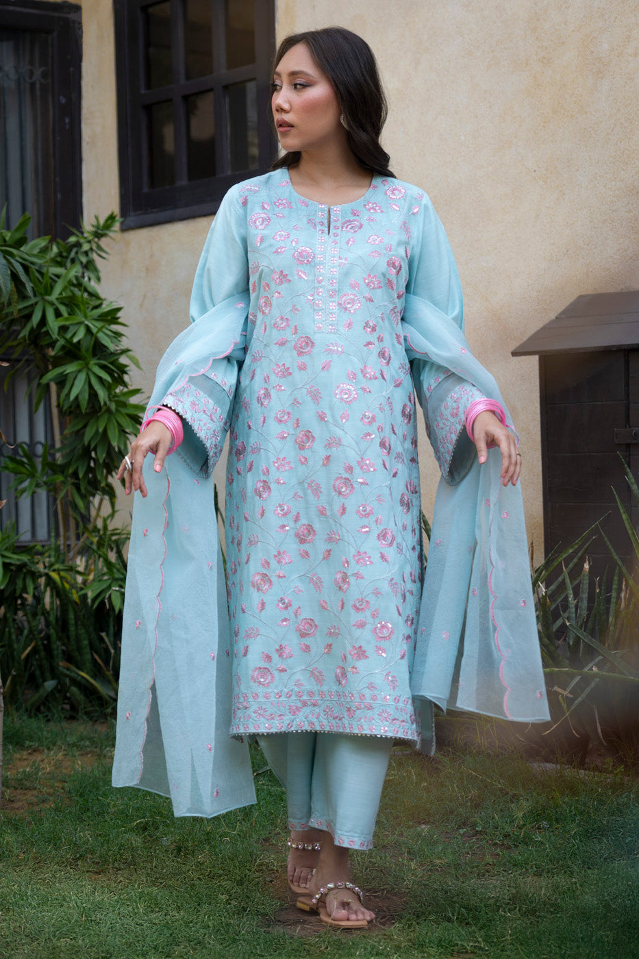 RTW | SHIRT, TROUSER & DUPATTA
