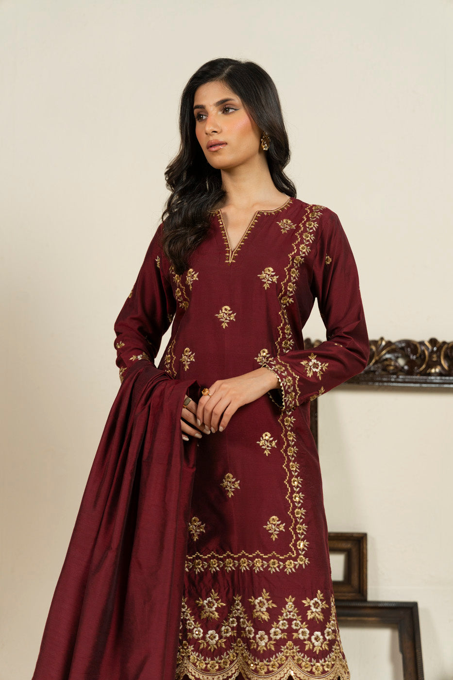 RTW | SHIRT, CULOTTE & DUPATTA