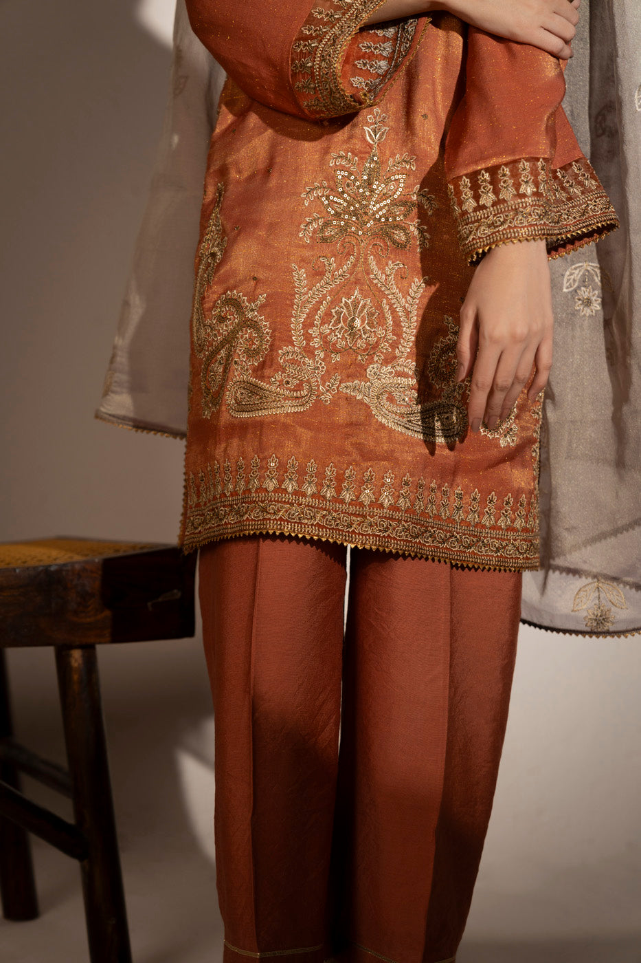 RTW | SHIRT, TROUSER & DUPATTA