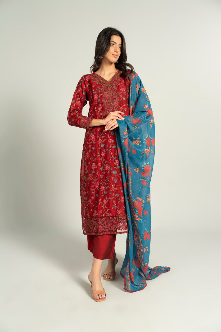 RTW | SHIRT, CULOTTE & DUPATTA