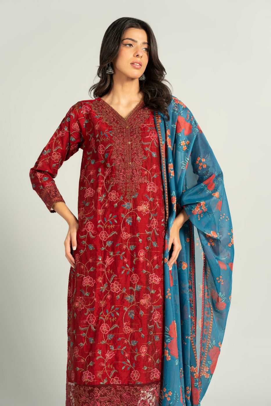 RTW | SHIRT, CULOTTE & DUPATTA