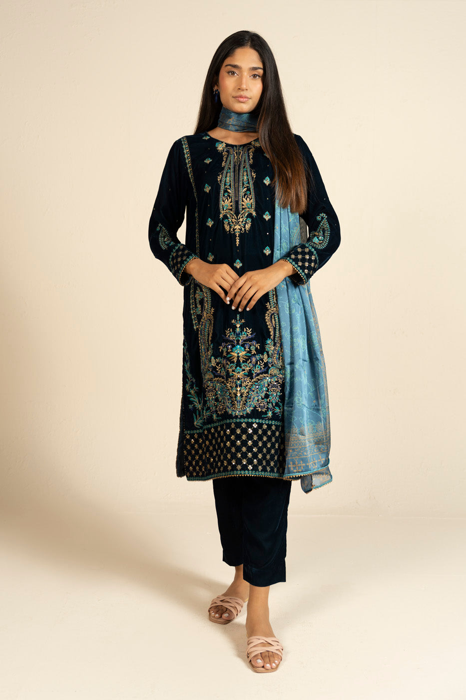 RTW | SHIRT, TROUSER & DUPATTA