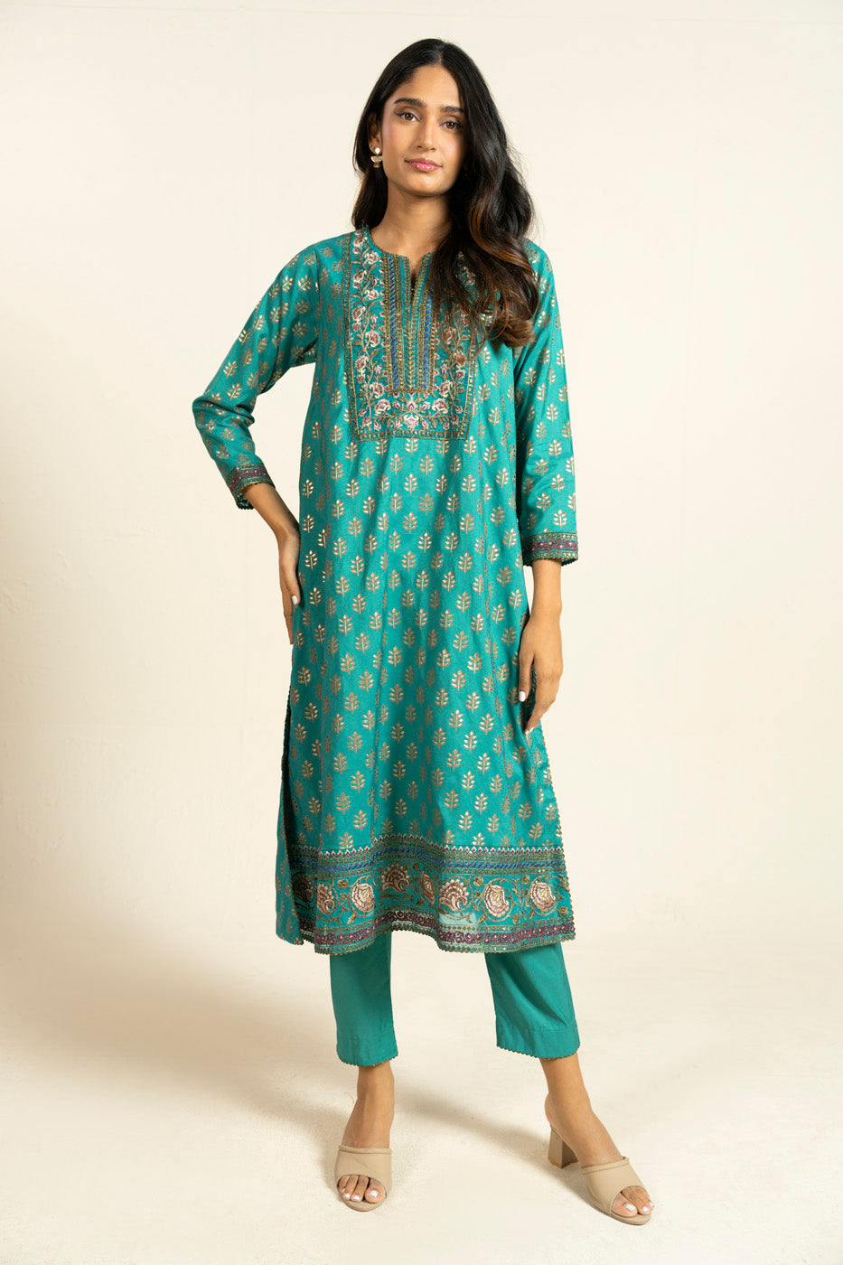 RTW | SHIRT, TROUSER & DUPATTA