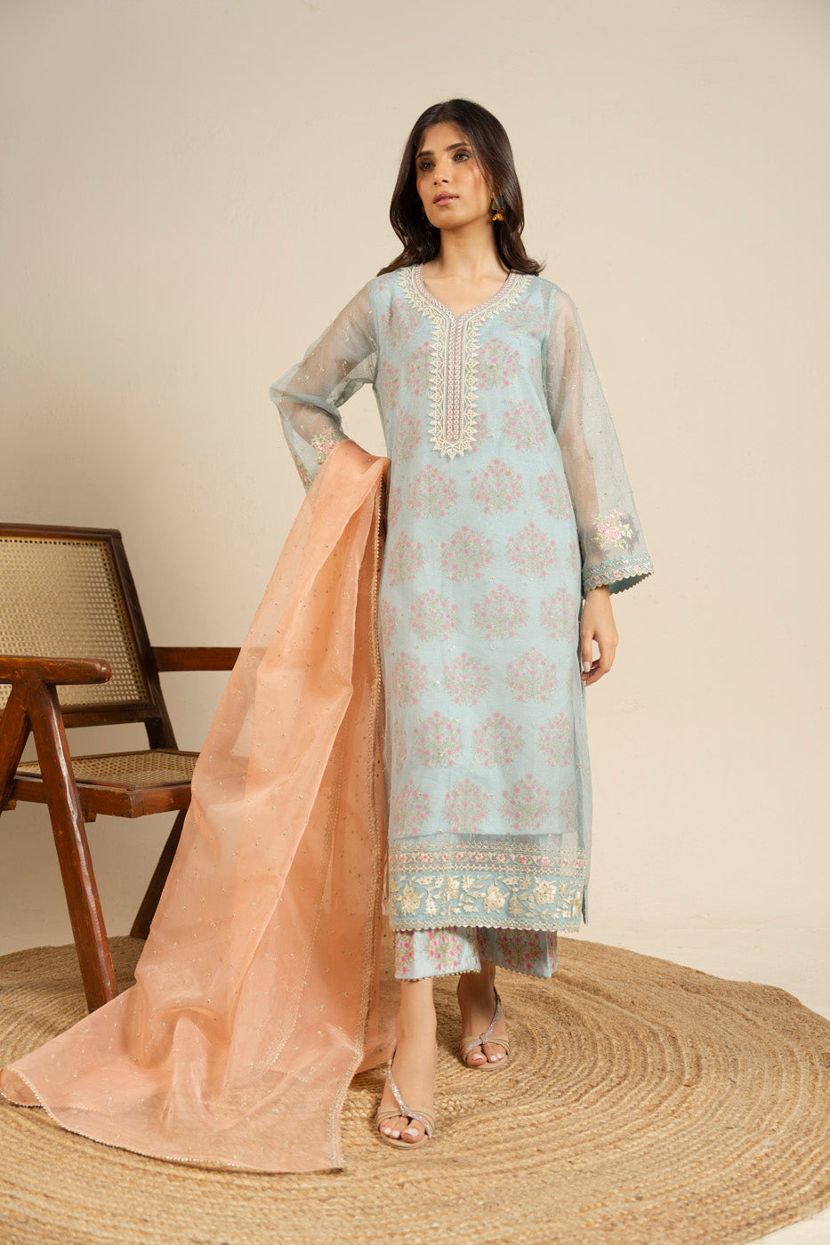 RTW | SHIRT, TROUSER & DUPATTA