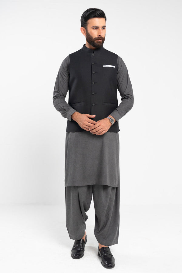Regular Fit Blended Waistcoat