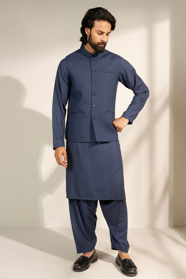 Regular Fit Blended Waistcoat