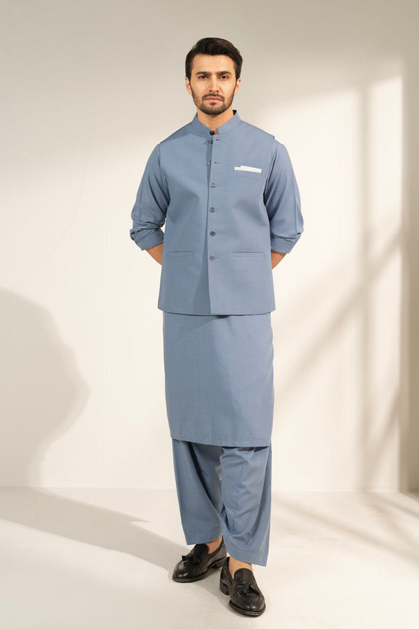 Regular Fit Blended Waistcoat