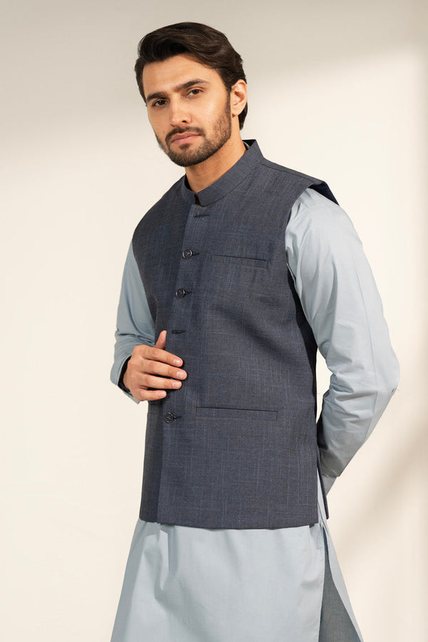 Regular Fit Blended Waistcoat