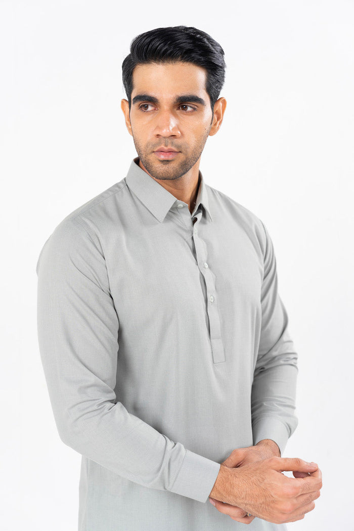 Rangari by Edge Republic Men RTW Embroidered Blended Cotton 2 Pcs Purple CK 763  - Festive Collection