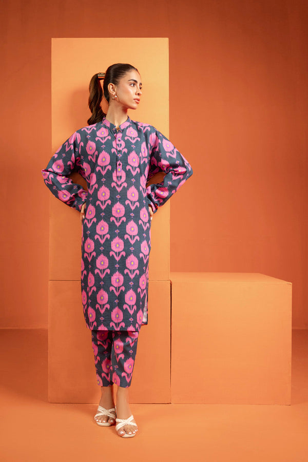 Stitched - Printed Khaddar Kurta