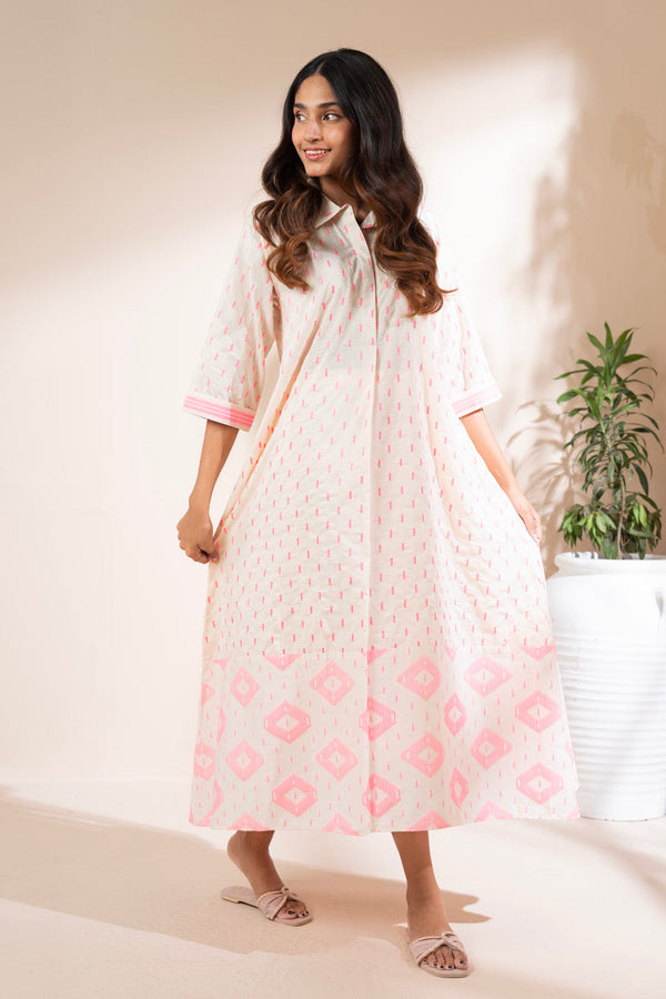 Stitched - Embroidered Jacquard Kurta