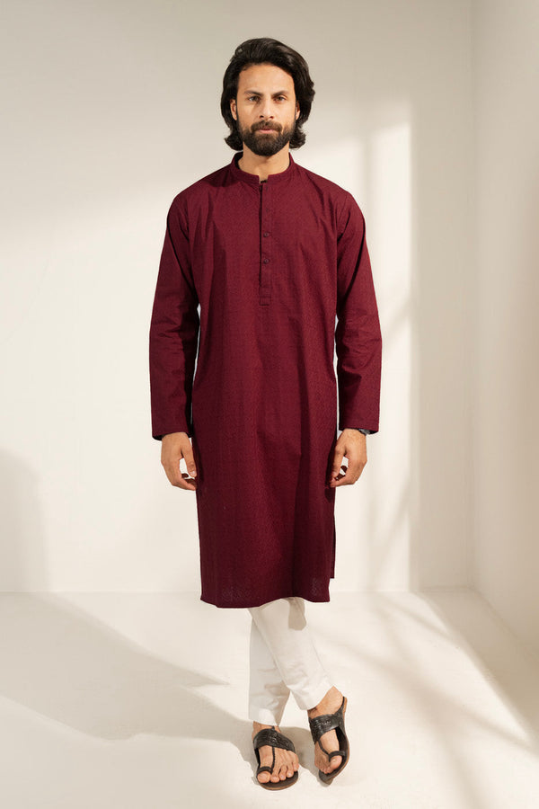 Slim Fit Cotton Kurta