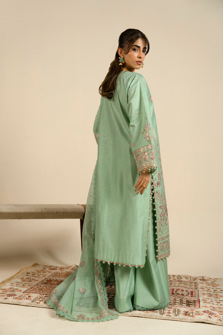 RTS  | SHIRT, TOUSER & DUPATTA