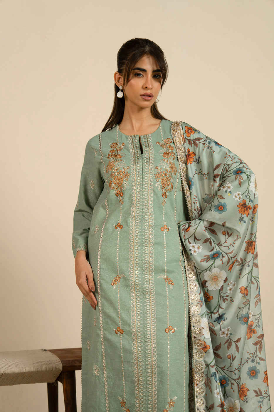 RTS  | SHIRT, TOUSER & DUPATTA