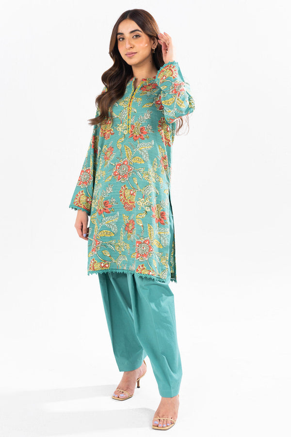 1 Pc Printed Khaddar Shirt 