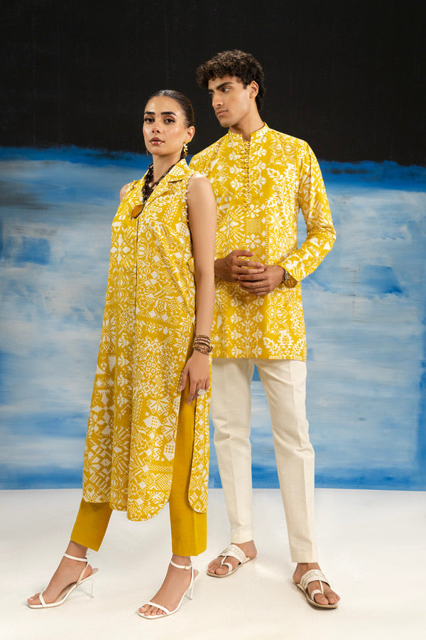 1 Pc Printed Khaddar Shirt 