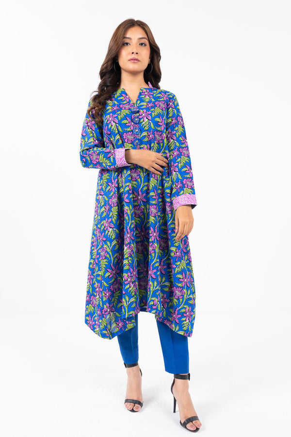 1 Pc Printed Khaddar Shirt 