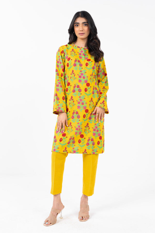 1 Pc Printed Khaddar Shirt 