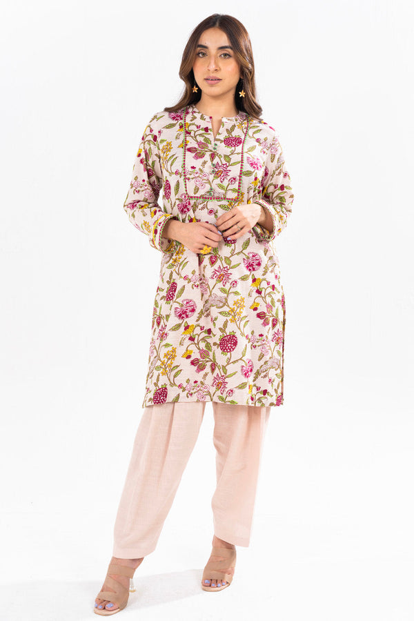 1 Pc Printed Khaddar Shirt 