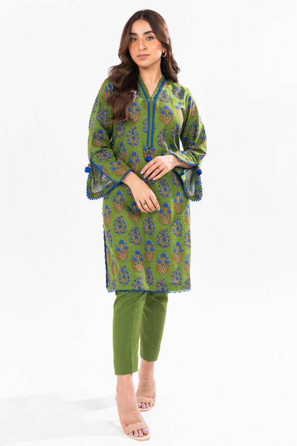 1 Pc Printed Khaddar Shirt 