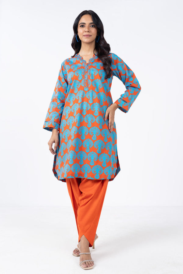 1 Piece Printed Lawn Shirt 