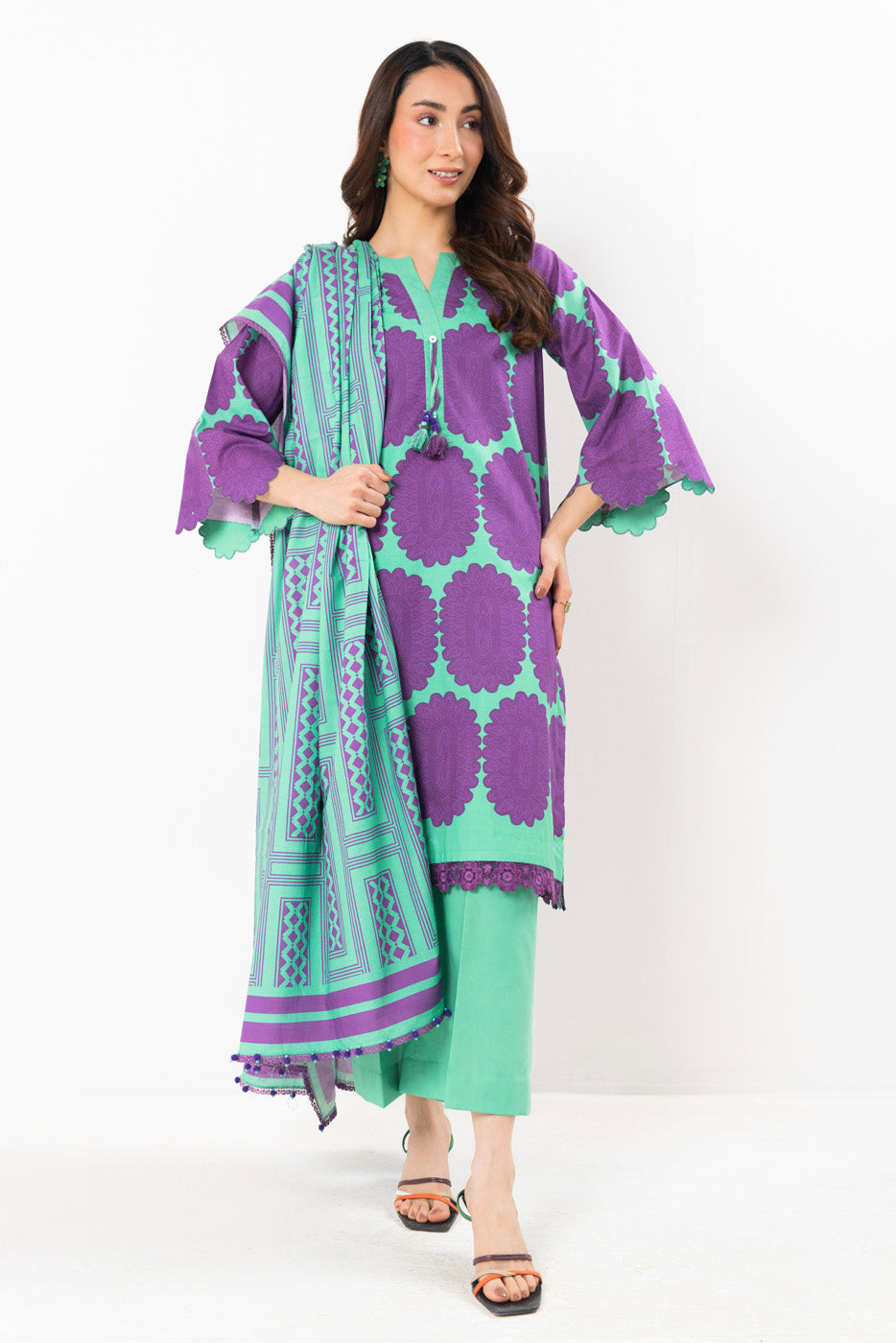 RTS | SHIRT, TROUSER & DUPATTA