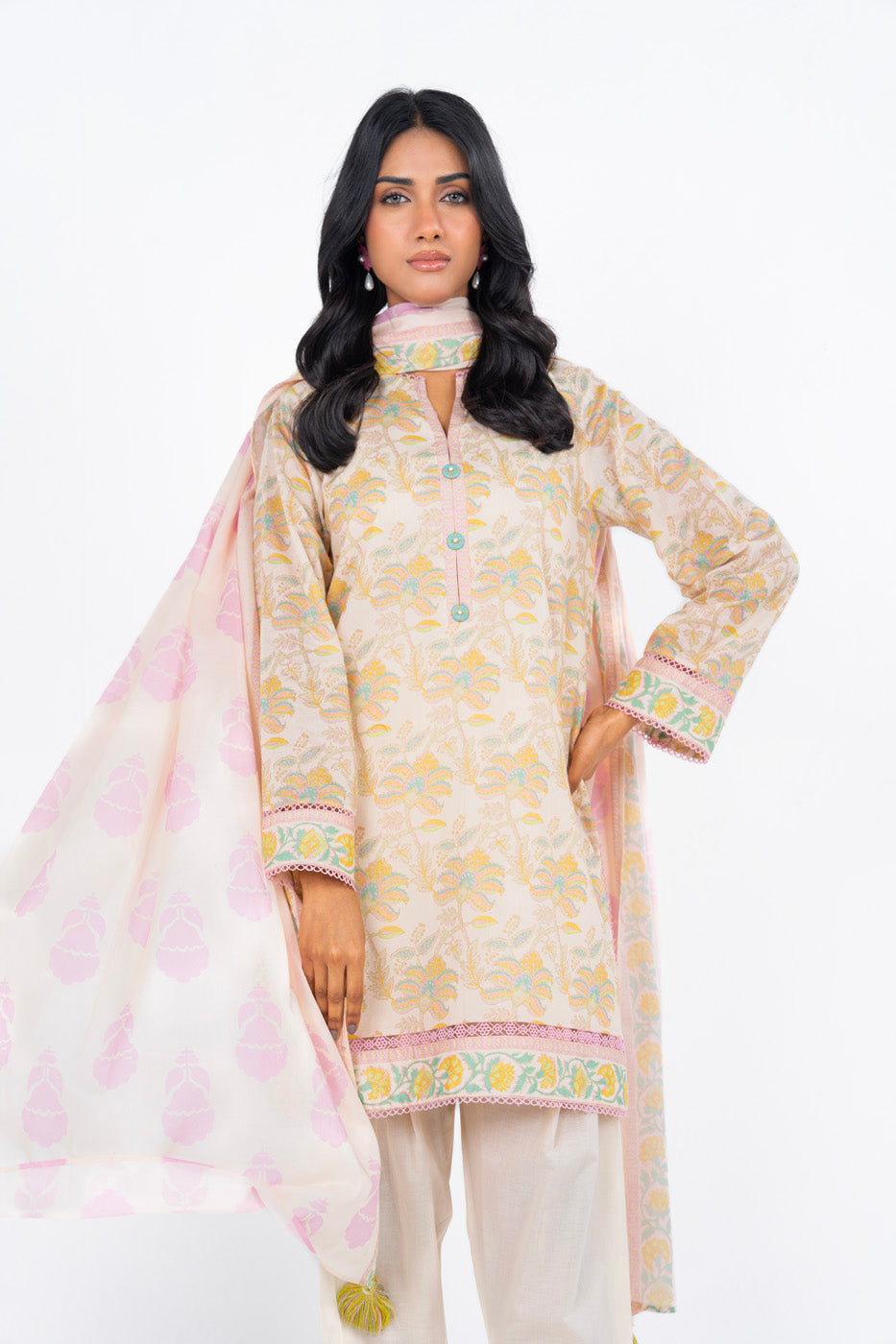 RTS | SHIRT, TROUSER & DUPATTA