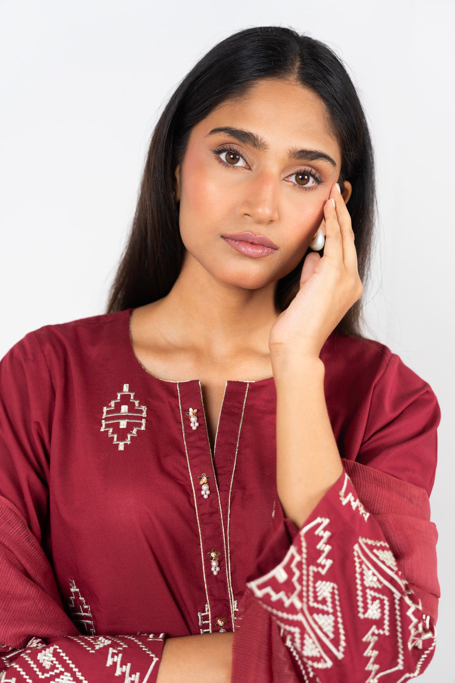 RTW | SHIRT & DUPATTA