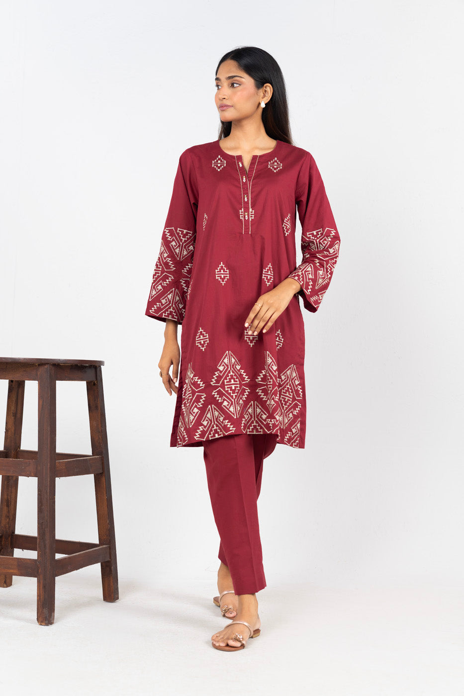 RTW | SHIRT & DUPATTA