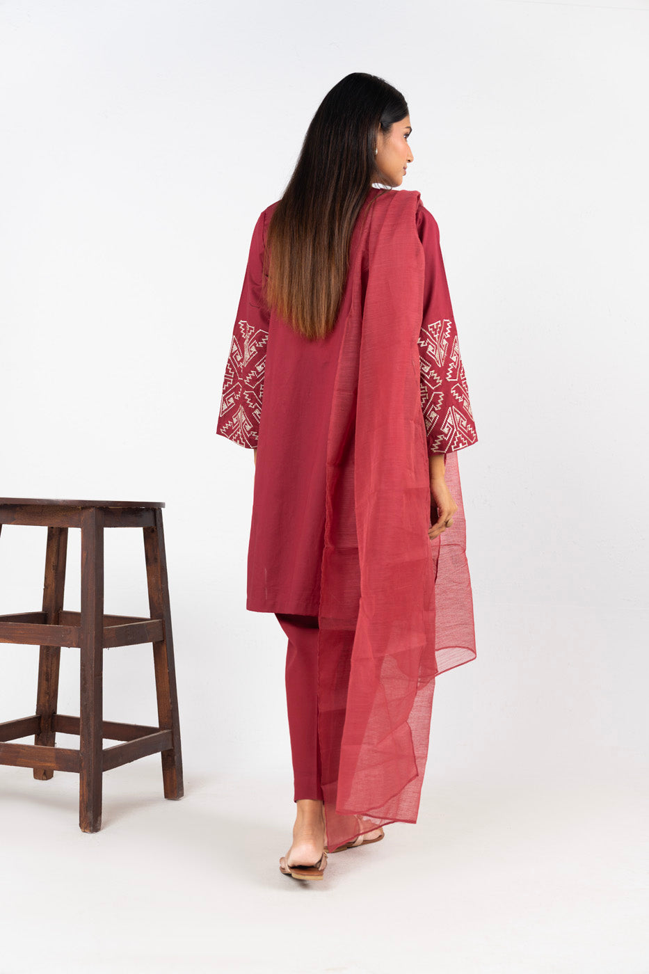 RTW | SHIRT & DUPATTA