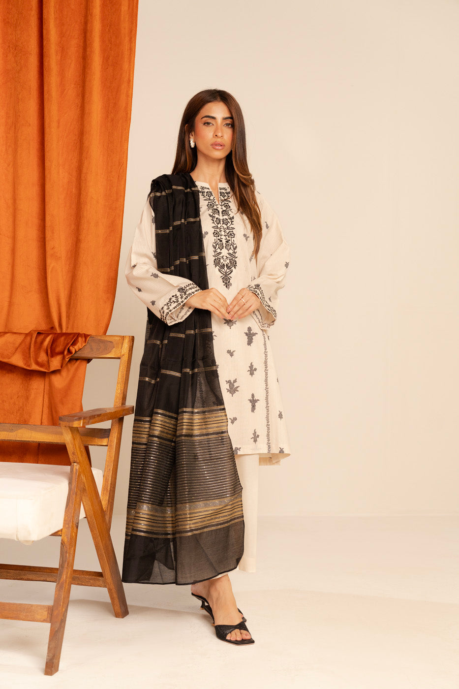 RTW | SHIRT & DUPATTA