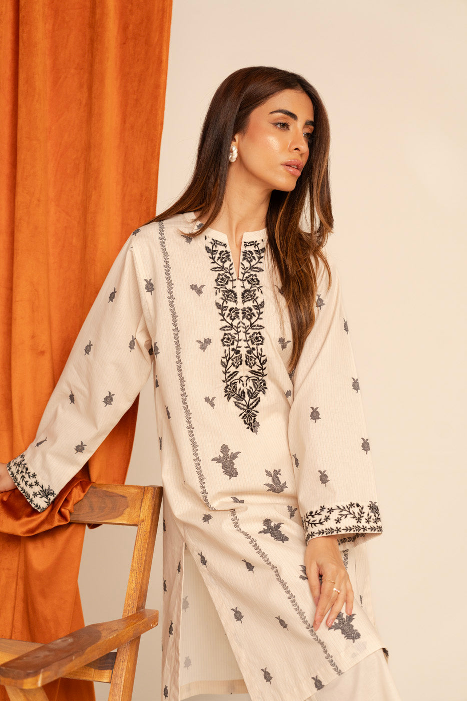 RTW | SHIRT & DUPATTA