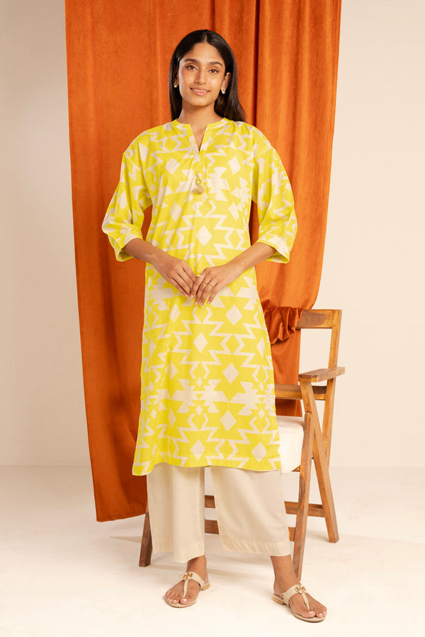 Stitched - Printed Cambric Shirt