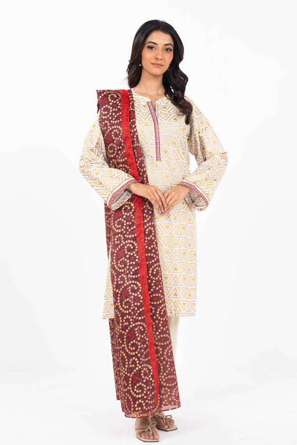 Stitched - Printed Cambric Kurti